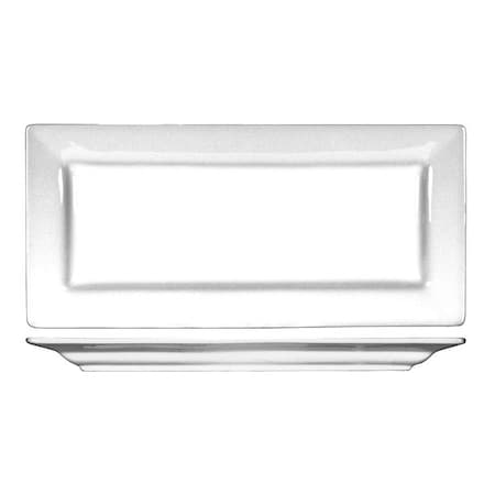Iti Platter, 11x5-1/8, Bright White, PK12 EL-17