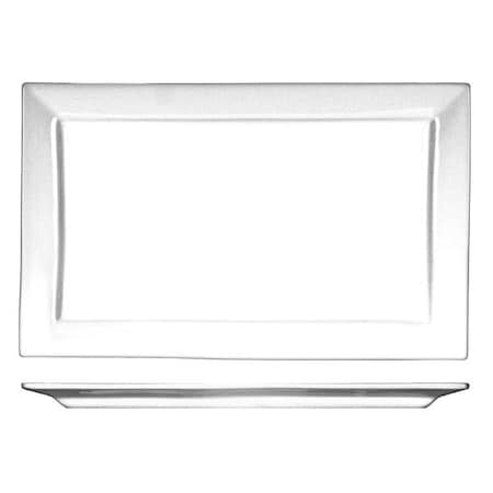 Iti Platter, 11x6-3/4, Bright White, PK12 EL-27