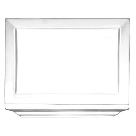 Iti Platter, 12x7-7/8, Bright White, PK6 EL-26