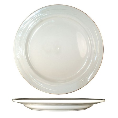 Iti Plate, 7-1/4", Ceramic American White PK36 NP-7