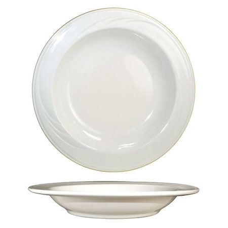 Iti Soup Bowl, 13 oz., Ceramic American White PK12 Y-3