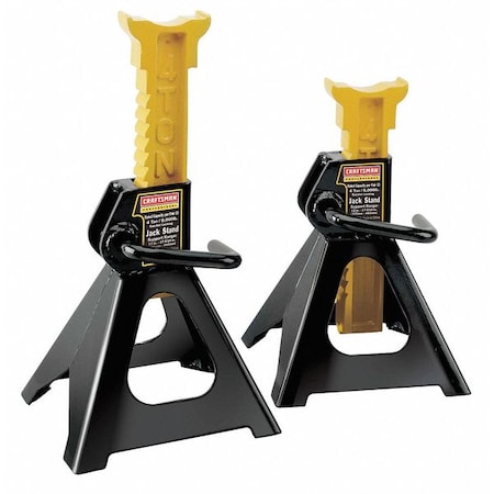 Craftsman Jack Stands, 4 Tons, 1 Pr, PR 9-50163