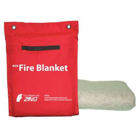 Zing Fire Blanket and Tote, Synthetic Fiber 7230