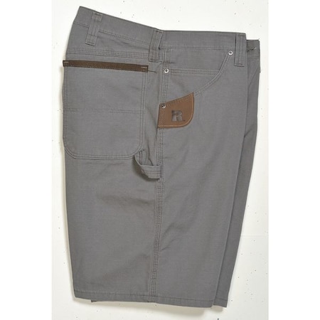 Wrangler Shorts, 36, Gray, 100%  Cotton 3W320 ST 36