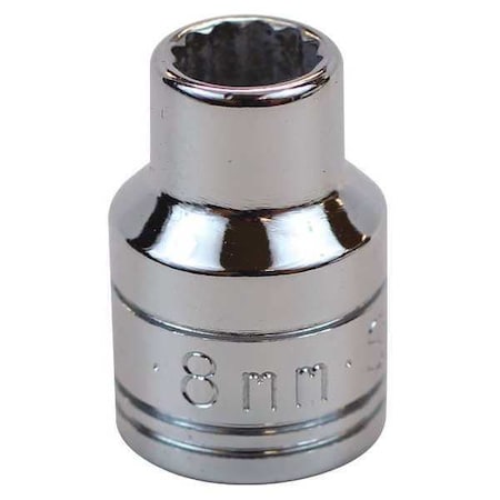 Sk Professional Tools 3/8 " Drive, 7mm Metric, Socket, 12 Points, Chrome, 7 mm 2307