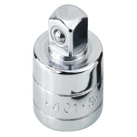 Sk Professional Tools 1/4" Drive Adapter, SAE, 1 pcs, Chrome 385