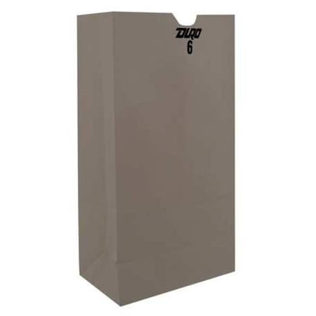 Zoro Select Grocery Bag Flat Bottom 6 lb White, Pk500 51046