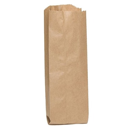 Zoro Select 1/2 Pint Liquor Brown Merchandise Bag, Pk2000 40028