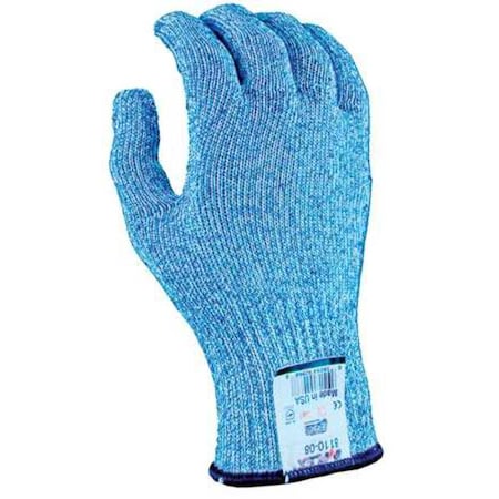 Showa Cut-Resistant Glove, Cut Level A6 , Uncoated , Uncoated , Smooth , 9 8127-09