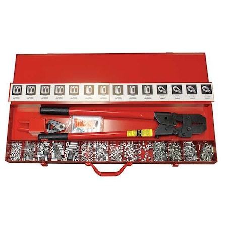 Loos Locoloc Hand Swaging Kit, Oval & Stop Aluminum AZP KIT