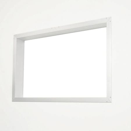 Porta-King AC Cutout Frame, 15-5/8Hx26W, White ACVK-WCM