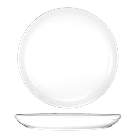 Iti Pizza Plate, 13-1/2 Dia, European Wht, PK6 PZ-14-EW