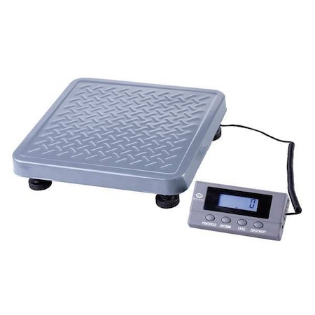 Measuretek Digital Platform Bench Scale with Remote Indicator 77 lb./35kg Capacity 12R975