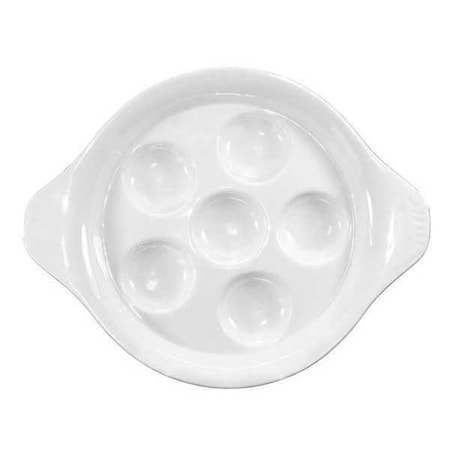 Iti Escargot Dish, White, PK36 ESC-85