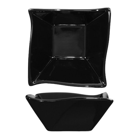 Iti Fruit Bowl, 11 oz., Ceramic Black PK24 AS-11-B