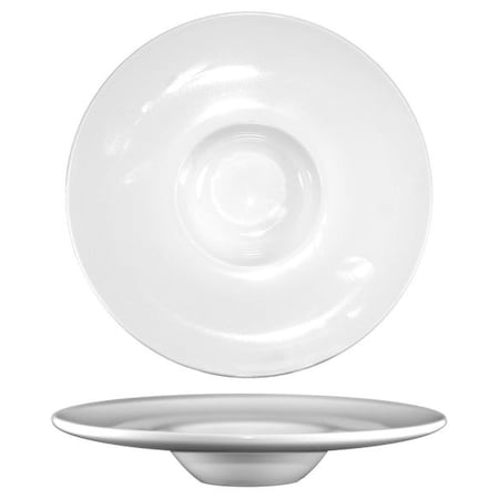 Iti Wide Rim Bowl, 8 oz., Ceramic White PK12 FAW-1125