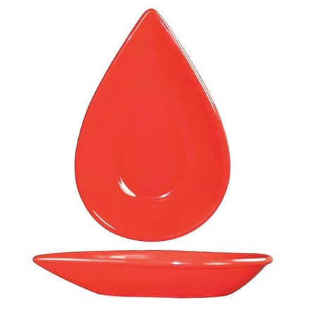 Iti Fruit Dish, 3-1/2 oz., Ceramic Red PK48 FAW-55-CR