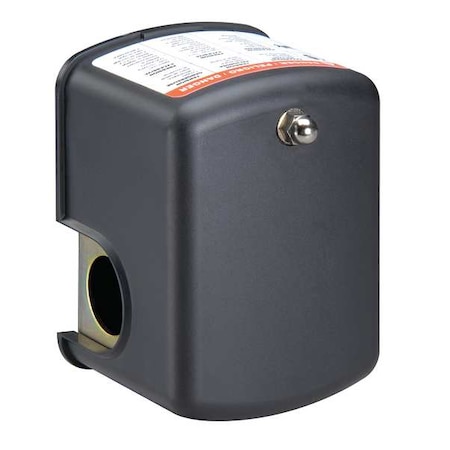 Dayton Pressure Switch, Standard, DPST, 1 Ports, 1/4" FNPT, 10 to 100 psi Range 12T083