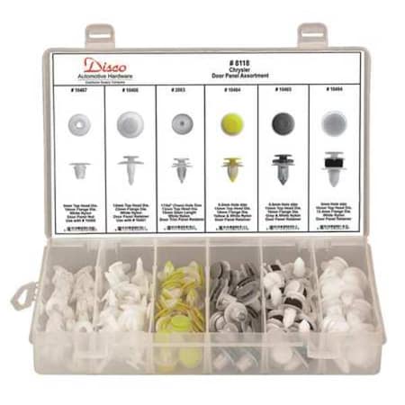 Zoro Select Chrysler Door Trim Panel Asst, 115 Pc 8118