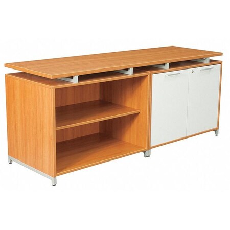 Regency Storage Cabinet/Credenza, 30"H x 71"W x 24"D, Amber/Gray ONCSSCBK7124AM