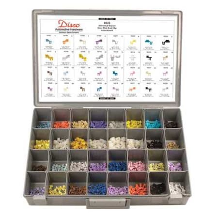 Zoro Select Import Door Lock Rod End Clip, 860 Pc 8633