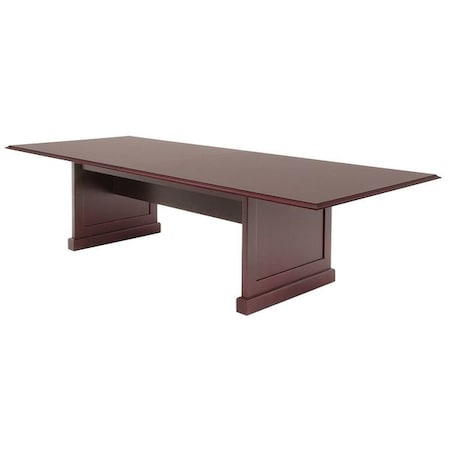 Regency Rectangular Conference Table, 48" X 120" X 30", Wood Veneer Top TVCTRC12048MH