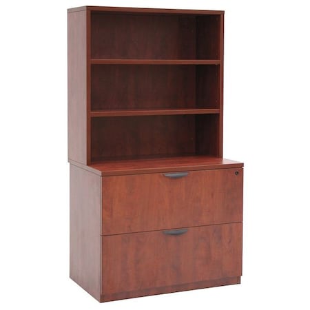 Regency Regency Legacy Lateral File with Open Hutch- Cherry LPLFH3665CH