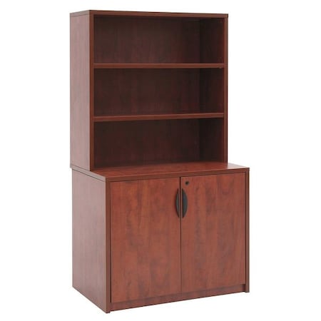 Regency Storage Cabinet w/Hutch, 65 in H, Cherry LSCH3565CH