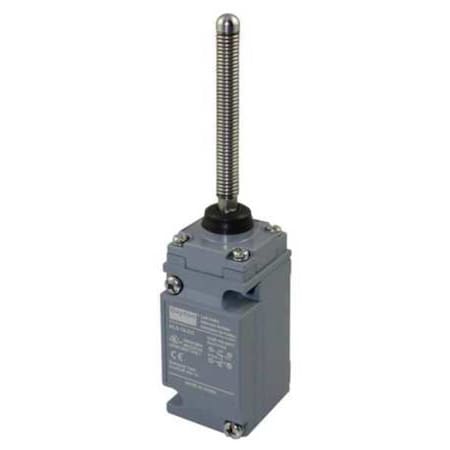 Dayton Heavy Duty Limit Switch, Wobble Stick, SPDT, 10A at 600V AC, Actuator Location: Top 12T833