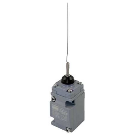 Dayton Heavy Duty Limit Switch, Cat Whisker, Wobble Stick, SPDT, 10A at 600V AC, Actuator Location: Top 12T851