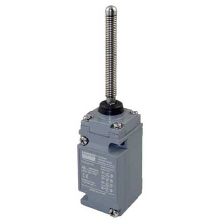 Dayton Heavy Duty Limit Switch, Wobble Stick, DPDT, 10A at 600V AC, Actuator Location: Top 12T852