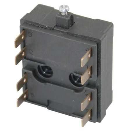 Dayton Replacement Contact Block, 2NO/2NC 12T902