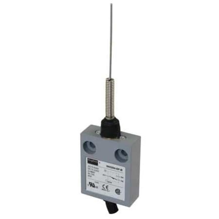 Dayton Limit Switch, Cat Whisker, Wobble Stick, SPDT, 10A at 300V AC, Actuator Location: Top 12T938