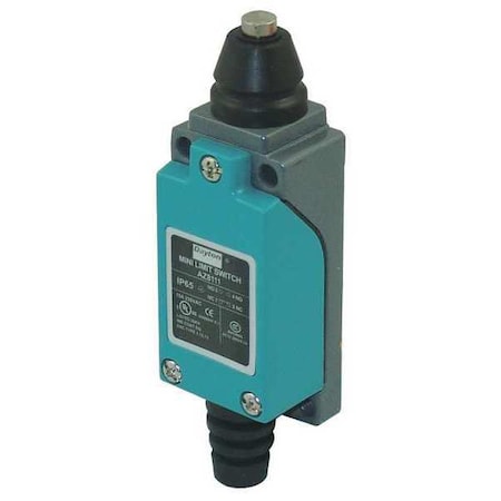 Dayton Limit Switch, Plunger, SPDT, 10A at 300V AC, Actuator Location: Top 12T957