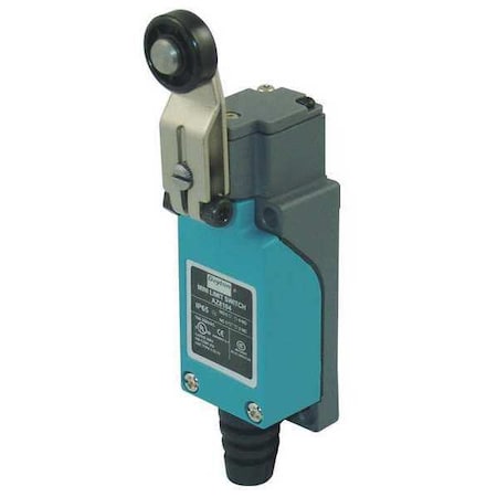 Dayton Limit Switch, Roller Lever, Rotary, SPDT, 10A at 300V AC, Actuator Location: Side 12T959