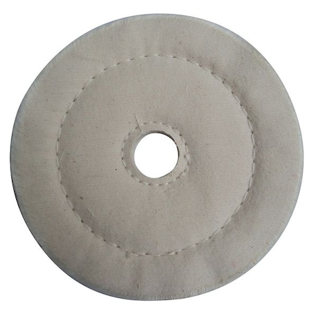 Zoro Select Buffing Wheel, Cushion Sewn, 6 In Dia. 12U103