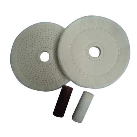 Zoro Select Hard Metal Buffing Kit, 4 Piece 12U114