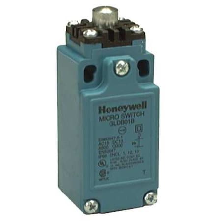 Honeywell Limit Switch, Plunger, 1NC/1NO, 10A at 300V AC, Actuator Location: Top GLCA01B