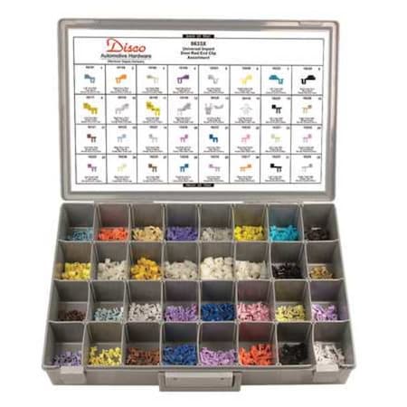 Zoro Select Import Door Lock Rod End Clip, 425 Pc 8633X