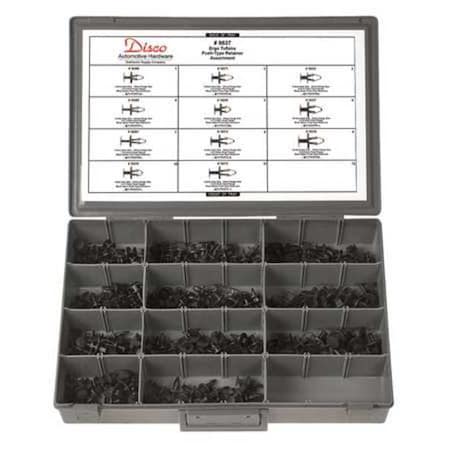 Zoro Select Ergo Tuflok Retainer Assortment, 280 Pc 8637