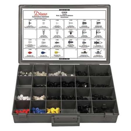 Zoro Select Toyota Nut, Grommet and Retainer Asst 8639