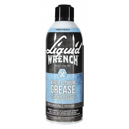 Liquid Wrench Multipurpose Grease, 10.2 oz, Aerosol Can, White L616