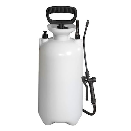 Zoro Select 2 gal Handheld Sprayer, Polyethylene, 42 in L Hose, Cone Nozzle Spray Pattern, 45 PSI Manual 12U475