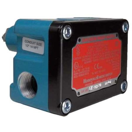 Honeywell Micro Switch Explosion Proof Limit Switch, 1NC/1NO, Actuator Location: Top EX-AR230