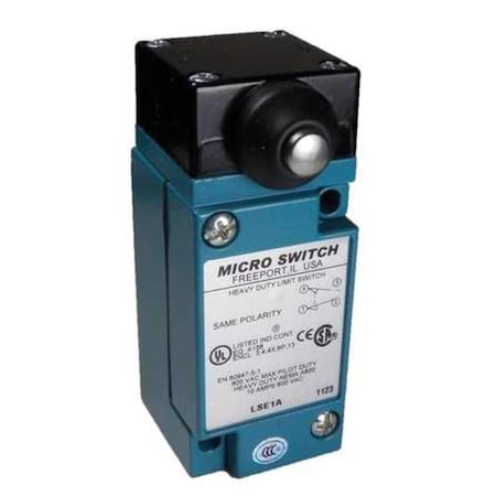 Honeywell Heavy Duty Limit Switch, Plunger, 1NC/1NO, 10A at 600V AC, Actuator Location: Side LSE1A