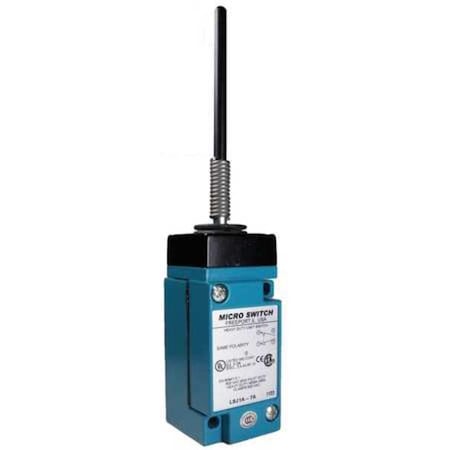 Honeywell Heavy Duty Limit Switch, Wobble Stick, 1NC/1NO, 10A at 600V AC, Actuator Location: Top LSJ1A-7A