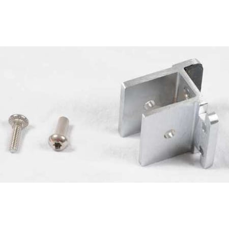Asi Global Partitions 1-1/2" x 2" Inswing Door Stop and Keeper, Aluminum Alloy 40-8562305