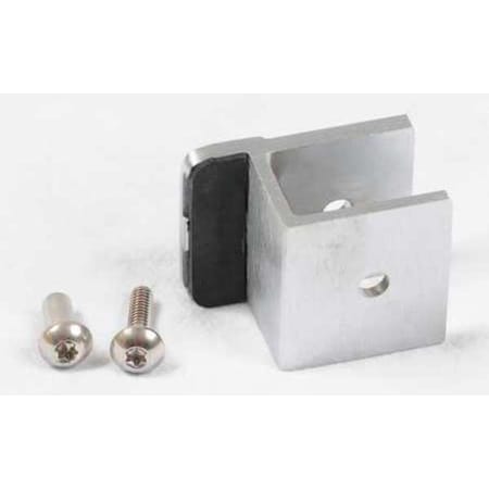 Asi Global Partitions 1-1/2" x 2" Outswing Door Stop and Keeper, Zamac 40-8562306