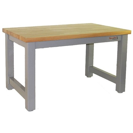 Benchpro Workbenches, Butcher Block, 60" W, 30" Height, 20,000 lb., Straight HW3660