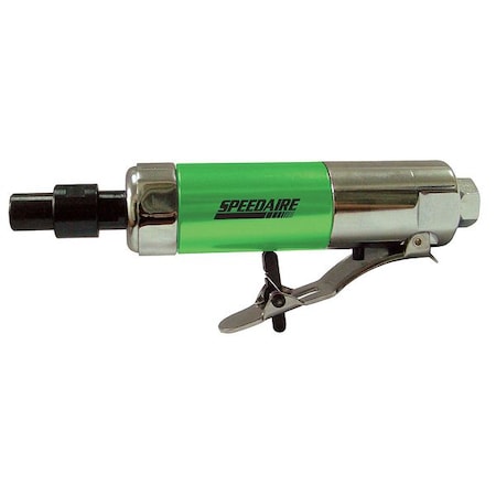 Speedaire Straight Die Grinder, 1/4 in NPT Female Air Inlet, 1/4 in Collet, Medium Duty, 30,000 RPM, 0.3 hp 12V734